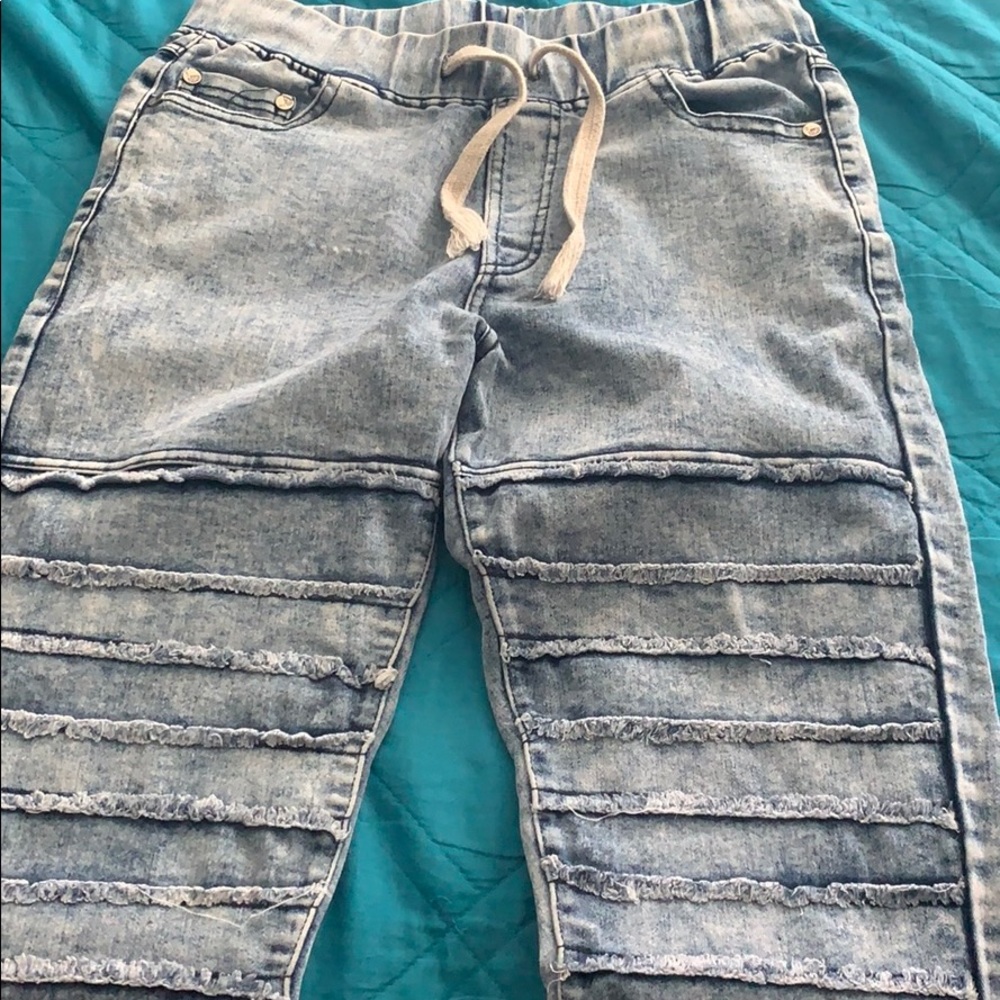 high rise jeans